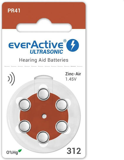 everActive ULTRASONIC 312 hearing aid batteries