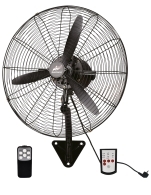 Adeleq 18-25 ΑΝΕΜΙΣΤΗΡΑΣ ΕΠΙΤΟΙΧΟΣ ΜΑΥΡΟΣ ΜΕ CONTROL 95W Φ55cm ΜΕ ΤΗΛ/ΡΙΟ