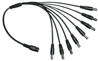 OEM CR-685 Διακλάδωση τροφοδοσίας 1 θηλυκό DC σε 8 αρσενικά DC