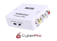 CyberPro CP-HA10 Converter HDMI to AV (Upscaler 1080p)