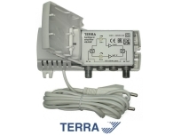 TERRA HSA001R3 Ενισχυτής Splitband, με ενεργό κανάλι επίγειας TV, με παθητικό κανάλι επιστροφής 30 MHz