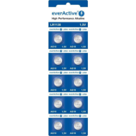 everActive AG10/LR1130 Αλκαλικές Μπαταρίες Ρολογιών LR54 1.5V 10τμχ