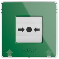 AJAX SYSTEMS - MANUAL CALL POINT (GREEN)
