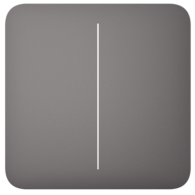AJAX SYSTEMS - SOLO BUTTON (2-GANG) GREY