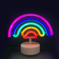 ΟΥΡΑΝΙΟ ΤΟΞΟ, 66 NEON LED ΛΑΜΠΑΚΙΑ ΜΕ ΜΠΑΤΑΡΙΕΣ (3xAA)/USB, RGB, IP20, 23x10x19.5cm