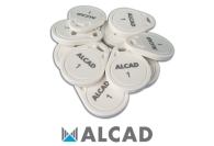 ALCAD LAC-001 Electronic proximity key for residents iAccess number 1. Key-fob format, yellow (formerly red). 10 units