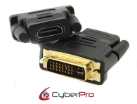 CYBERPRO CP-DH01 Αντάπτορας DVI-I (DL) Male - HDMI Female