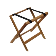 Αναδιπλούμενη ξύλινη μπαγκαζιέρα 50x38x49cm, βαμμένη ανοιχτό καφέ