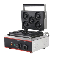 Επαγγελματική Βαφλιέρα, IDM-5 για 5 Donuts, 1500W, πλάκα 27x18.6cm, KARAMCO
