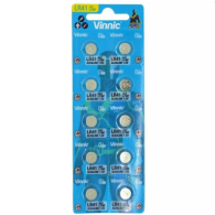 Vinnic LR41 (L736F) Αλκαλικές Μπαταρίες Ρολογιών 1.5V, 10τμχ