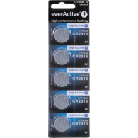 everActive CR2016 Μπαταρίες Λιθίου 3V, 5τμχ