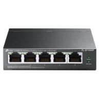 TP-LINK TL-SF1005P V4.0 5-Port 10/100Mbps Desktop Switch with 4-Port PoE+