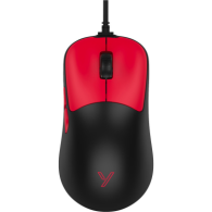 YENKEE YMS 3300RD APEX Υπερβολικά Ελαφρύ Ενσύρματο Gaming Ποντίκι 16000 DPI με Αισθητήρα Pixart 3333 και 6 Προγραμματιζόμενα Πλήκτρα, Μαύρο- Κόκκινο