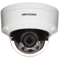 HIKVISION DS-2CE50DF3T-VPLSE(2.8mm) Κάμερα Dome HDTVI 1080p Smart Hybrid Light ColorVu, εξωτερικού χώρου, με ενσωματωμένο μικρόφωνο, σταθερό ευρυγώνιο φακό 2.8 mm