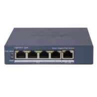 HIKVISION DS-3E1505P-EI Smart Managed Ethernet 5 port Gigabit Switch, 4 x 1000 PoE+ 30W