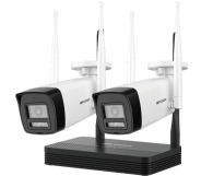 HIKVISION NKS424W0H 4MP H.265 Two bullet WiFi NVS Kit