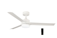 Adeleq 18-40ΑΝΕΜΙΣΤΗΡΑΣ ΟΡΟΦΗΣ Φ1.32m DC35W LED22W ΛΕΥΚΟΣ ABS ΠΤΕΡ.ΛΕΥΚΑ