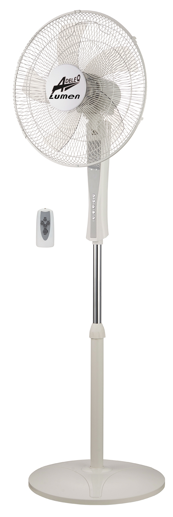 Adeleq 18-110  ΑΝΕΜΙΣΤΗΡΑΣ ΟΡΘΟΣΤΑΤΗΣ Φ40cm 45W 5 ΠΤΕΡ.+ΤΗΛΕΧΕΙΡΙΣΤΗΡΙΟ ΛΕΥΚΟΣ