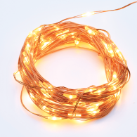 ACA X0120123 20 LED ΛΑΜΠΑΚΙΑ ΣΕ ΣΕΙΡΑ ΘΕΡΜΟ ΛΕΥΚΟ ΧΑΛΚΙΝΟ ΚΑΛΩΔΙΟ & ΜΠΑΤΑΡΙΕΣ 2xCR2032 IP20 2m+10cm 1.2W