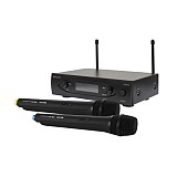 WM101DMV2  Ασύρματο σύστημα UHF 2 μικροφώνων χειρός 2 καναλιών