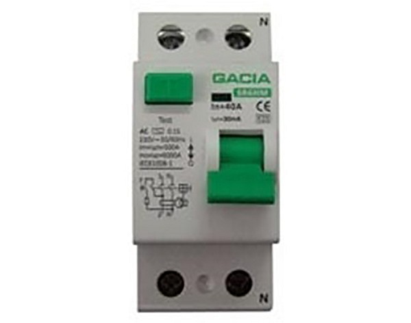 RELAY ΔΙΑΦΥΓΗΣ 2P 63A 30mA SR6HM-2-63-30 GAC